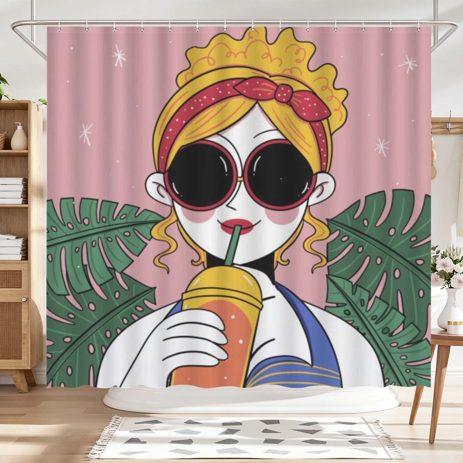 浴帘84x72inch